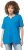 Ulla Popken Essential Notch Neck Stretch Tee Sapphire Blue - T-shirts - 