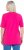 Ulla Popken Essential Square Neck Stretch Tee Magenta Pink - T-shirts - 