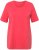 Ulla Popken Essential Round Neck Stretch Tee Dark Coral - T-shirts - 