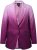 Ulla Popken Blazer Com Degradê De Cor Baga - Blazers e Coletes - 