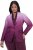 Ulla Popken Blazer Com Degradê De Cor Baga - Blazers e Coletes - 