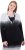 Ulla Popken Blazer De Malha Com Degradê De Cor Preto/Branco - Blazers e Coletes - 