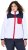 Ulla Popken Color Block Teddy Fleece Jacket Snow White - Sweatshirts & hoodies - 
