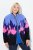 Ulla Popken Alpine Landscape Fleece Jacket Cloud Blue - Sweatshirts & hoodies - Sweatshirts, Hoodies e Malhas Aconchegantes
