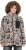 Ulla Popken Marble Print Teddy Fleece Jacket Dark Putty - Sweatshirts & hoodies - 