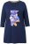 Ulla Popken Floral Motif 3/4 Sleeve Tunic Tee Ink Blue - T-shirts estampadas para mulher - 