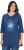 Ulla Popken Dandelion Short Sleeve Graphic Tee Ink Blue - T-shirts estampadas para mulher - 