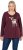 Ulla Popken Fawn Long Sleeve Graphic Tee Plum - T-shirts estampadas para mulher - 