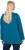 Ulla Popken Fawn Long Sleeve Graphic Tee Teal - T-shirts estampadas para mulher - 