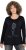 Ulla Popken Holiday Long Sleeve Graphic Tee Black - T-shirts estampadas para mulher - 