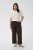 Kaffe Curve Mille Wide Pants Coffee Brown - Calças de tecido - 