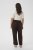 Kaffe Curve Mille Wide Pants Coffee Brown - Calças de tecido - 