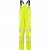 Leo Northam Ecoviz 15K Performance+ Bib & Brace Hi-Vis Yellow - Roupa de trabalho - Roupa de Trabalho Tamanho Grande Homem