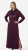 Nora Mikken MARI Maxi Hoodie Dress Mauve Wine - ROUPA PARA MULHER XS-XXL - 
