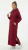 Nora Mikken MARTINA Maxi Hoodie Dress Burgundy - ROUPA PARA MULHER XS-XXL - 