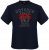 Adamo Outdoor track Comfort fit T-shirt Navy - T-shirts - T-shirts Homem Tamanhos Grandes
