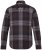 JP1880 Shirt Flannel Long Sleeve Dark Brown - Camisas - Camisas Homem Tamanhos Grandes