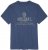 Adamo Sandro Regular fit Slub effect T-shirt Indigo Blue - T-shirts - T-shirts Homem Tamanhos Grandes