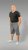 20 Nodi Scirocco Short Leg Sports Pants in Combed Cotton Jersey Grey - Calças & calções de fato de treino - Calças de Fato de Treino Tamanhos Grandes 