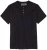 Adamo Silas Regular fit Serafino T-shirt Black - T-shirts - T-shirts Homem Tamanhos Grandes