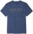 Adamo Simon Regular fit Printed T-shirt Denim Blue - T-shirts - T-shirts Homem Tamanhos Grandes