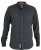 D555 Taylor Long Sleeve Shirt Charcoal - Camisas - Camisas Homem Tamanhos Grandes