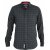 D555 Taylor Long Sleeve Shirt Charcoal - Camisas - Camisas Homem Tamanhos Grandes