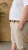 Kam Jeans 3402 Belted Dobby Weave Stretch Chino Shorts Beige - Calções - Calções Homem Tamanhos Grandes