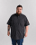 Motley Denim Zagreb Camisa de manga curta Antracite - Camisas - Camisas Homem Tamanhos Grandes