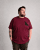 Motley Denim Milan T-shirt Vermelho - T-shirts - T-shirts Homem Tamanhos Grandes