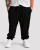 Motley Denim Berlin Sweatpants Black - Calças & calções de fato de treino - Calças de Fato de Treino Tamanhos Grandes 