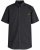 Motley Denim Zagreb Camisa de manga curta Antracite - Camisas - Camisas Homem Tamanhos Grandes