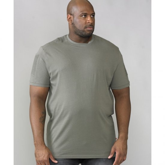 D555 Callum T-shirt Khaki - T-shirts - T-shirts Homem Tamanhos Grandes