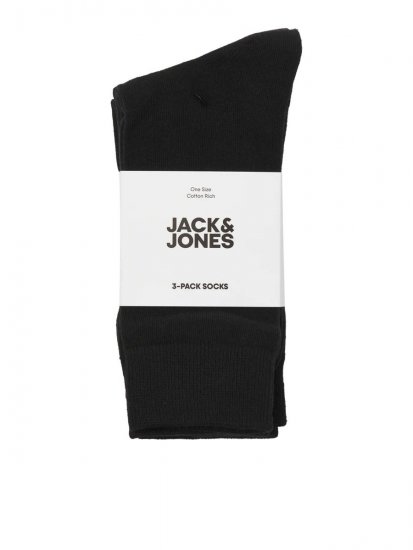 Jack & Jones Rafael Meias Preto pack de 3 - Roupa Interior & natação - Roupa interior Homem Tamanhos Grandes