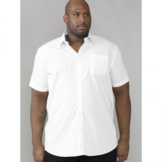 D555 Delmar Easy Iron-Shirt White - Camisas - Camisas Homem Tamanhos Grandes