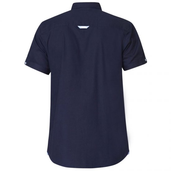 D555 Tim Short Sleeve Shirt Navy - Camisas - Camisas Homem Tamanhos Grandes