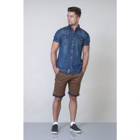 D555 Mike Denim Shirt - Camisas - Camisas Homem Tamanhos Grandes