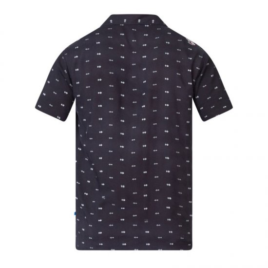D555 Luciano Bowling Shirt Black - Camisas - Camisas Homem Tamanhos Grandes
