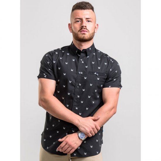 D555 Marley Shirt Black - Camisas - Camisas Homem Tamanhos Grandes