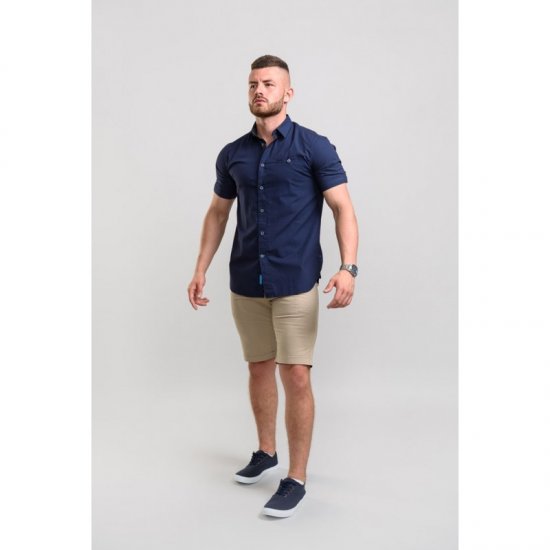 D555 Wesson Shirt Navy - Camisas - Camisas Homem Tamanhos Grandes