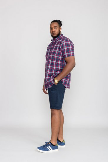 D555 RIPLEY Shirt With Pocket - Camisas - Camisas Homem Tamanhos Grandes