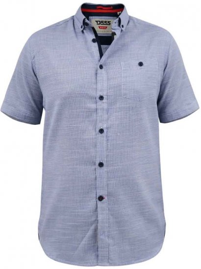 D555 Hadley S/S Micro Dog Tooth Check Shirt - Camisas - Camisas Homem Tamanhos Grandes