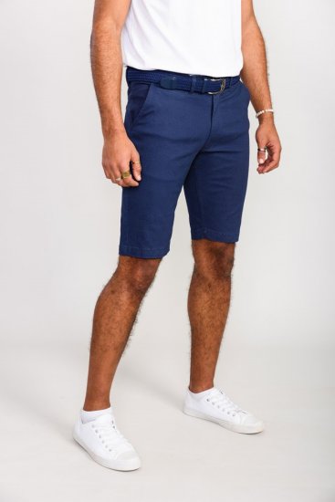 D555 Warren Ao Printed Stretch Chino Shorts - Calções - Calções Homem Tamanhos Grandes