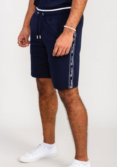 D555 Brantham Couture Elasticated Waistband Shorts Navy - Calças & calções de fato de treino - Calças de Fato de Treino Tamanhos Grandes 