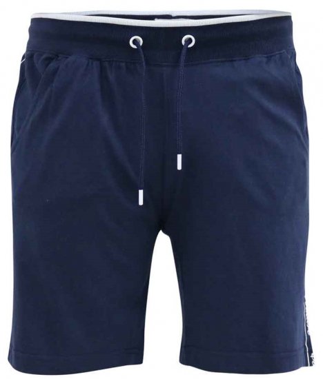 D555 Brantham Couture Elasticated Waistband Shorts Navy - Calças & calções de fato de treino - Calças de Fato de Treino Tamanhos Grandes 