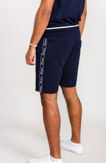 D555 Brantham Couture Elasticated Waistband Shorts Navy - Calças & calções de fato de treino - Calças de Fato de Treino Tamanhos Grandes 