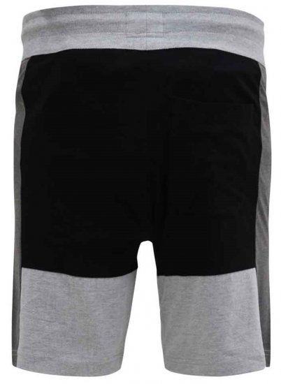 D555 Kirton Couture Elasticated Waistband Shorts Black/Charcoal - Calças & calções de fato de treino - Calças de Fato de Treino Tamanhos Grandes 