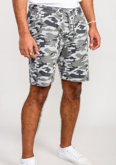 D555 Carlton Elasticated Waist Jersey Camo Shorts - Calças & calções de fato de treino - Calças de Fato de Treino Tamanhos Grandes 
