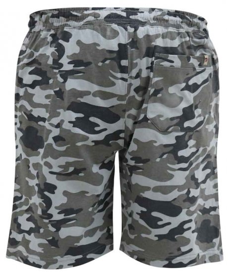 D555 Carlton Elasticated Waist Jersey Camo Shorts - Calças & calções de fato de treino - Calças de Fato de Treino Tamanhos Grandes 