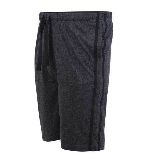 D555 Ryan Jersey Shorts 2-pack Black/Charcoal - Calças & calções de fato de treino - Calças de Fato de Treino Tamanhos Grandes 
